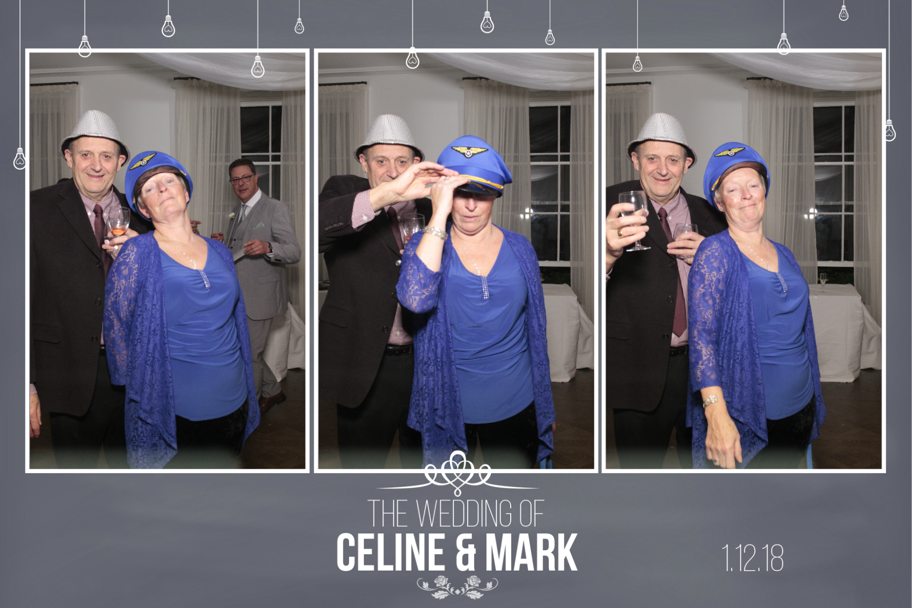 Mark and Celine's Wedding | View more photos from the event at gallery.myphotoboothexperience.co.uk/u/MyPhotoBoothExperienceLtd/Mark-and-Celines-Wedding